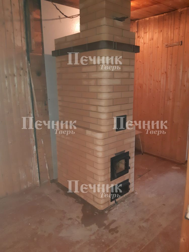 Голландка из облицовочного кирпича
