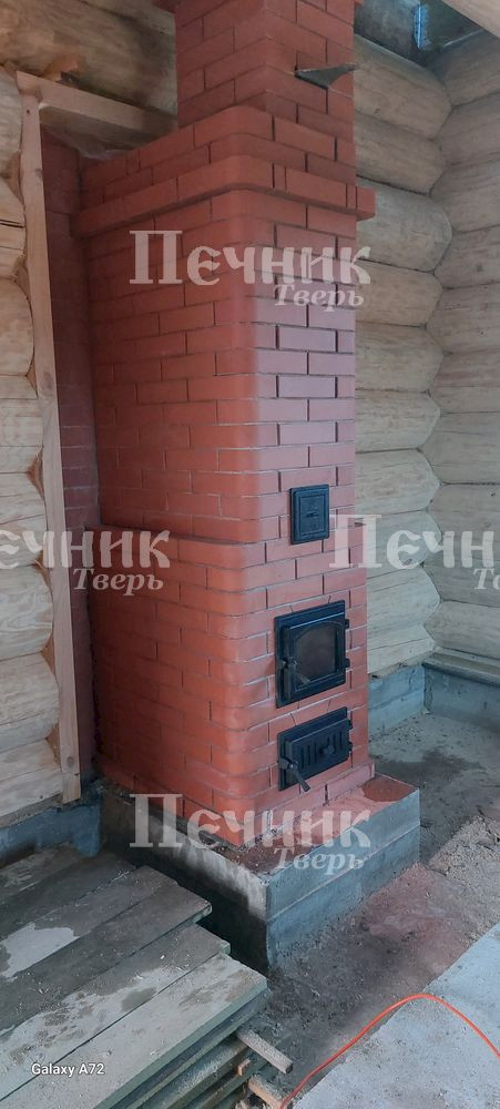 Голландка из облицовочного кирпича