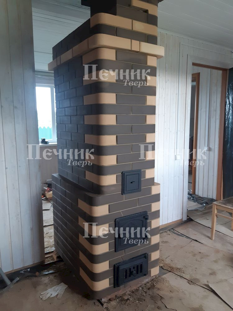 Голландка из облицовочного кирпича