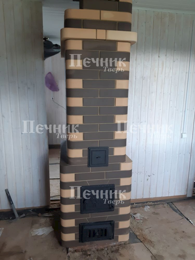 Голландка из облицовочного кирпича