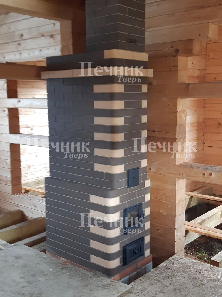 Голландка из облицовочного кирпича