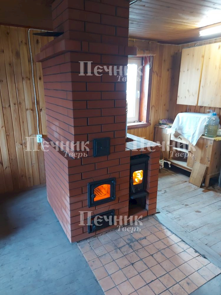 Голландка с буржуйкой