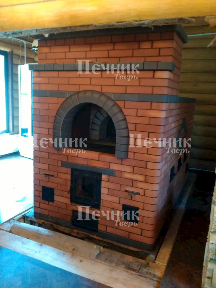 Русская печь с подтопком