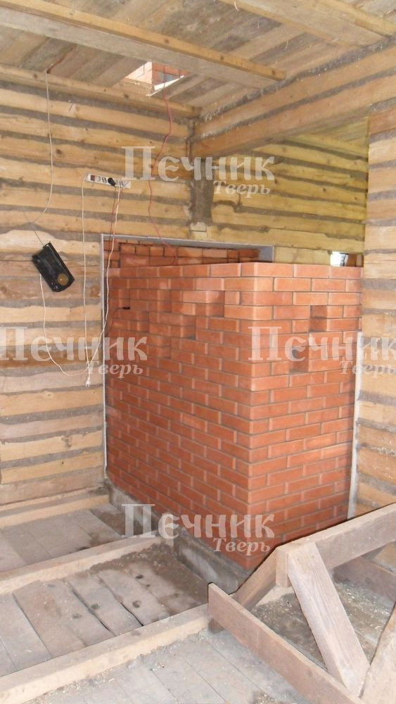 Русская печь с подтопком