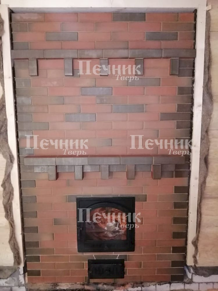 Банная печь из облицовочного кирпича